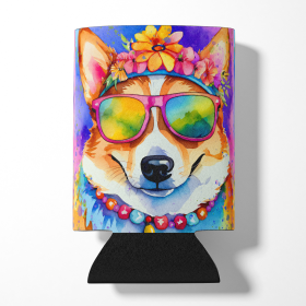 Hippie Dawg Can or Bottle Hugger (Dog Breed: Corgi 2497, size: Can Hugger)