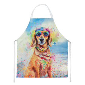 Hippie Dawg Apron (Dog Breed: Dachshund 2498, size: large)