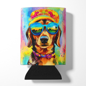 Hippie Dawg Can or Bottle Hugger (Dog Breed: Dachshund 2499, size: Can Hugger)