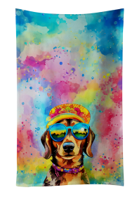 Hippie Dawg Kitchen Towel (Dog Breed: Dachshund 2499, size: 25Hx15W)