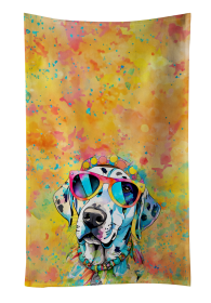 Hippie Dawg Kitchen Towel (Dog Breed: Dalmatian 2500, size: 25Hx15W)