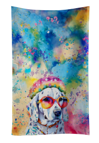 Hippie Dawg Kitchen Towel (Dog Breed: Dalmatian 2501, size: 25Hx15W)