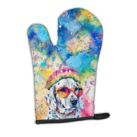 Hippie Dawg Oven Mitt (Design: Dalmatian 2501, size: 12HX8.5W)