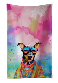 Hippie Dawg Kitchen Towel (Dog Breed: Doberman Pinscher 2502, size: 25Hx15W)