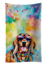 Hippie Dawg Kitchen Towel (Dog Breed: Doberman Pinscher 2504, size: 25Hx15W)