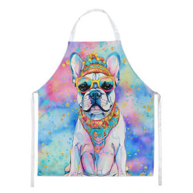 Hippie Dawg Apron (Dog Breed: French Bulldog 2505, size: large)