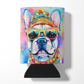Hippie Dawg Can or Bottle Hugger (Dog Breed: French Bulldog 2505, size: Can Hugger)