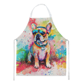 Hippie Dawg Apron (Dog Breed: French Bulldog 2506, size: large)