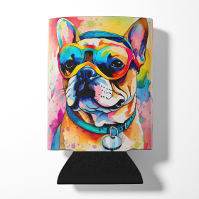 Hippie Dawg Can or Bottle Hugger (Dog Breed: French Bulldog 2506, size: Can Hugger)