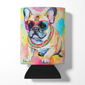 Hippie Dawg Can or Bottle Hugger (Dog Breed: French Bulldog 2507, size: Can Hugger)