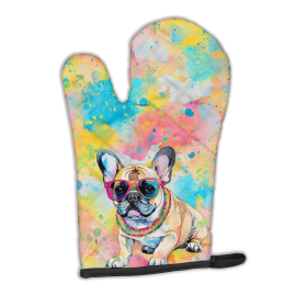 Hippie Dawg Oven Mitt (Design: French Bulldog 2507, size: 12HX8.5W)