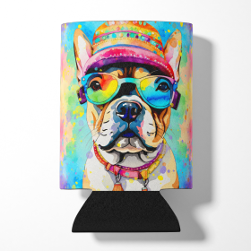 Hippie Dawg Can or Bottle Hugger (Dog Breed: French Bulldog 2508, size: Can Hugger)