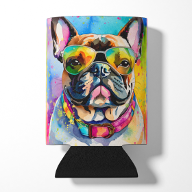 Hippie Dawg Can or Bottle Hugger (Dog Breed: French Bulldog 2509, size: Can Hugger)