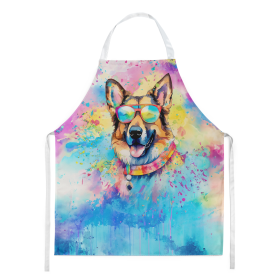 Hippie Dawg Apron (Dog Breed: German Shepherd 2510, size: large)