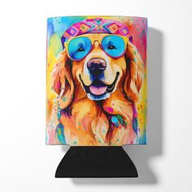 Hippie Dawg Can or Bottle Hugger (Dog Breed: Golden Retriever 2512, size: Can Hugger)