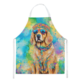 Hippie Dawg Apron (Dog Breed: Golden Retriever 2513, size: large)
