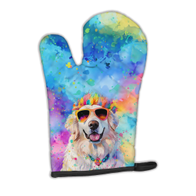 Hippie Dawg Oven Mitt (Design: Great Pyrenees 2515, size: 12HX8.5W)