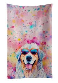 Hippie Dawg Kitchen Towel (Dog Breed: Great Pyrenees 2516, size: 25Hx15W)