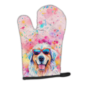 Hippie Dawg Oven Mitt (Design: Great Pyrenees 2516, size: 12HX8.5W)