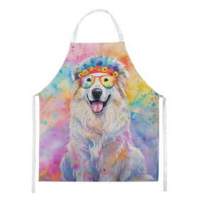 Hippie Dawg Apron (Dog Breed: Great Pyrenees 2517, size: large)