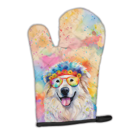 Hippie Dawg Oven Mitt (Design: Great Pyrenees 2517, size: 12HX8.5W)