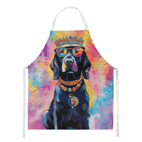 Hippie Dawg Apron (Dog Breed: Labrador Black 2520, size: large)