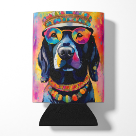 Hippie Dawg Can or Bottle Hugger (Dog Breed: Labrador Black 2520, size: Can Hugger)