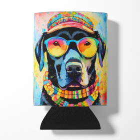 Hippie Dawg Can or Bottle Hugger (Dog Breed: Labrador Black 2522, size: Can Hugger)