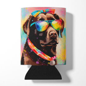 Hippie Dawg Can or Bottle Hugger (Dog Breed: Labrador Chocolate 2524, size: Can Hugger)