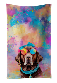 Hippie Dawg Kitchen Towel (Dog Breed: Labrador Chocolate 2525, size: 25Hx15W)