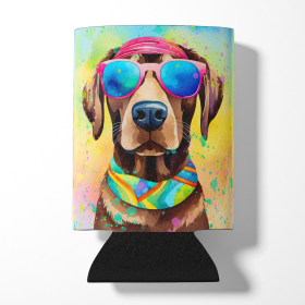 Hippie Dawg Can or Bottle Hugger (Dog Breed: Labrador Chocolate 2527, size: Can Hugger)