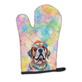 Hippie Dawg Oven Mitt (Design: Mastiff 2533, size: 12HX8.5W)