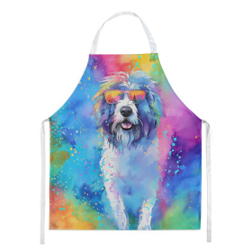 Hippie Dawg Apron (Dog Breed: Old English Sheepdog 2534, size: large)