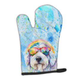 Hippie Dawg Oven Mitt (Design: Old English Sheepdog 2535, size: 12HX8.5W)