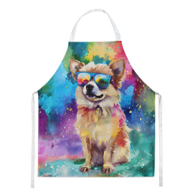 Hippie Dawg Apron (Dog Breed: Pomeranian 2537, size: large)