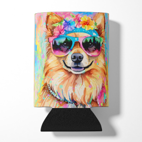 Hippie Dawg Can or Bottle Hugger (Dog Breed: Pomeranian 2541, size: Can Hugger)