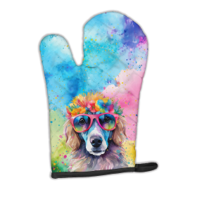 Hippie Dawg Oven Mitt (Design: Poodle 2542, size: 12HX8.5W)