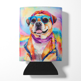 Hippie Dawg Can or Bottle Hugger (Dog Breed: Pug 2545, size: Can Hugger)