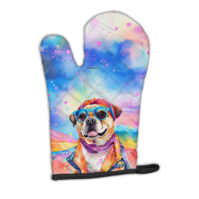 Hippie Dawg Oven Mitt (Design: Pug 2545, size: 12HX8.5W)