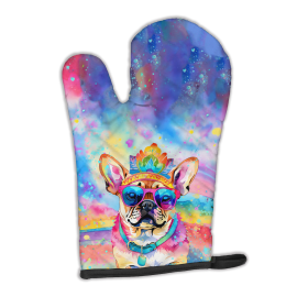 Hippie Dawg Oven Mitt (Design: Pug 2546, size: 12HX8.5W)