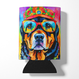 Hippie Dawg Can or Bottle Hugger (Dog Breed: Rottweiler 2547, size: Can Hugger)