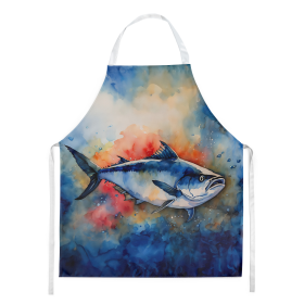 Nautical Collection Apron (Dog Breed: Bluefin Tuna 2772, size: large)
