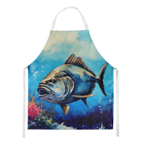 Nautical Collection Apron (Dog Breed: Bluefin Tuna 2773, size: large)