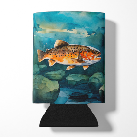 Nautical Collection Can or Bottle Hugger (Dog Breed: Brook Trout 2778, size: Can Hugger)