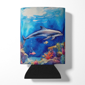 Nautical Collection Can or Bottle Hugger (Dog Breed: Dolphin 2785, size: Can Hugger)