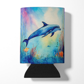 Nautical Collection Can or Bottle Hugger (Dog Breed: Dolphin 2786, size: Can Hugger)