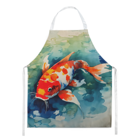 Nautical Collection Apron (Dog Breed: Koi Fish 2794, size: large)