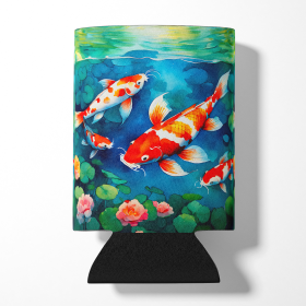 Nautical Collection Can or Bottle Hugger (Dog Breed: Koi Fish 2797, size: Can Hugger)