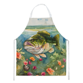 Nautical Collection Apron (Dog Breed: Largemouth Bass 2802, size: large)