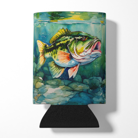 Nautical Collection Can or Bottle Hugger (Dog Breed: Largemouth Bass 2804, size: Can Hugger)